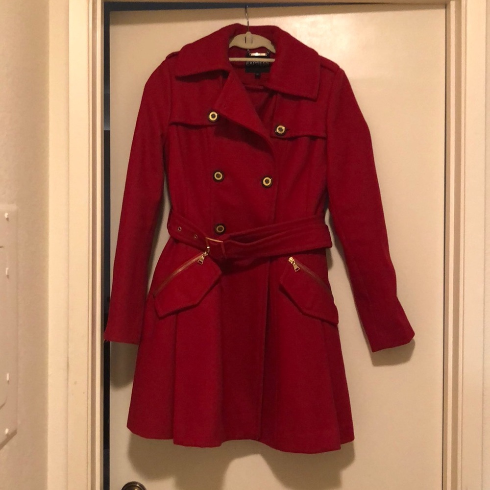 New Express wool trench coat